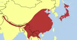 Map of range