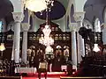 Interior, Greek Orthodox Church of St Nicholas (1864–70; Grade II)