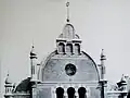 Original façade of the synagogue