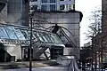 Perimeter around building at street level