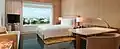 A standard guest room in the hotel