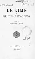 Rime, 1940 edition