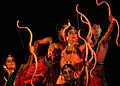 Bhattacharyaa performing The draupadi phenomenon (Tolly 1)