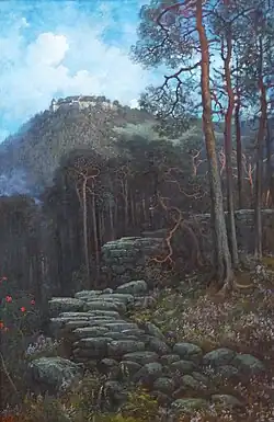 Mont Sainte-Odile avec mur païen, by 1883