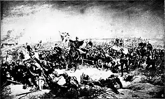 Hugo von Kottwitz with the Lübecker Bataillon