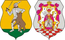 középre