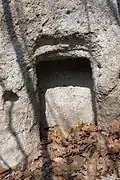Niche 5 on rock 1, Cakó-tető hill, Eger