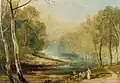 Hackfall by J. M. W. Turner, 1816