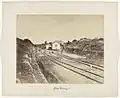 Wilangan railway station photo by H. Salzwedel, circa 1890's