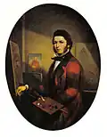 Théophile Hamel Self-Portrait 1846