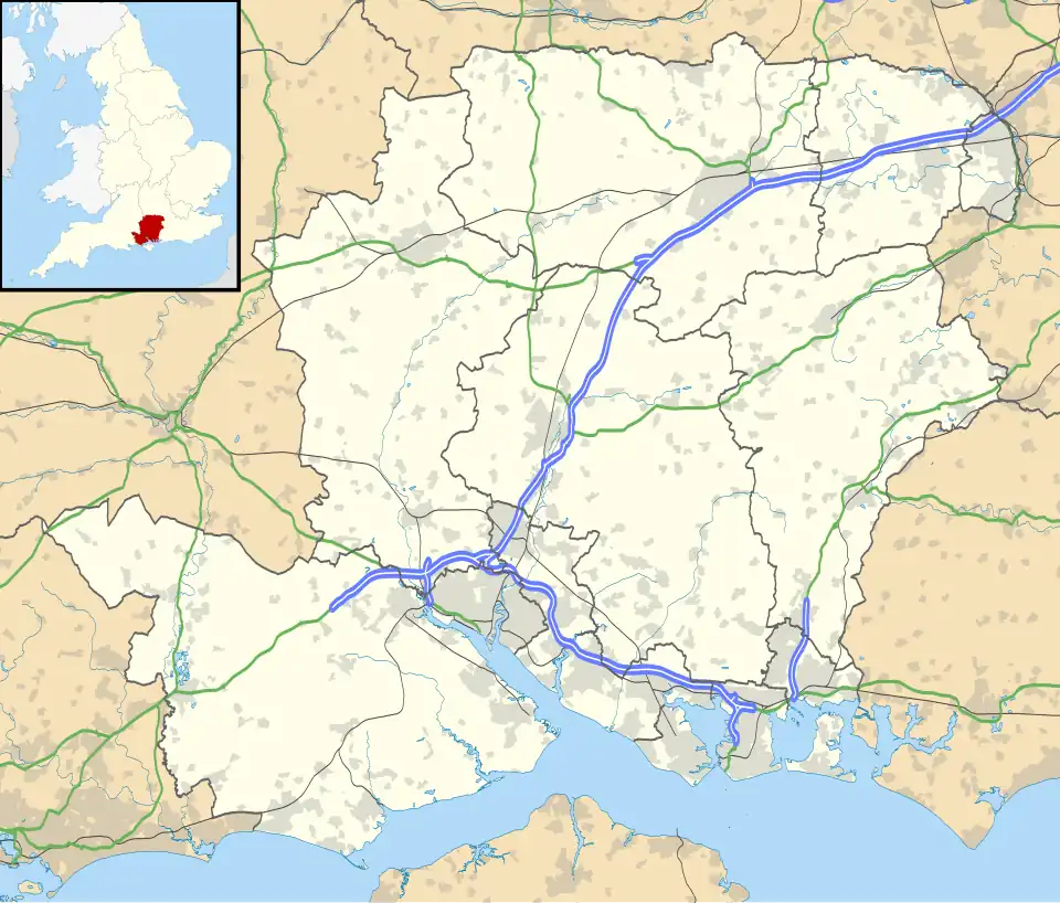 Middle Wallop is located in Hampshire