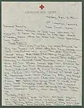 Letter from April 16, 1951, to family