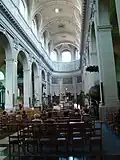 Saint-Salvator Church in Harelbeke, nave