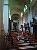 Saint-Salvator Church in Harelbeke, side aisle