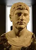 Head of bearded man