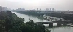 Section of Xinkai River near the subdistrict, 2017