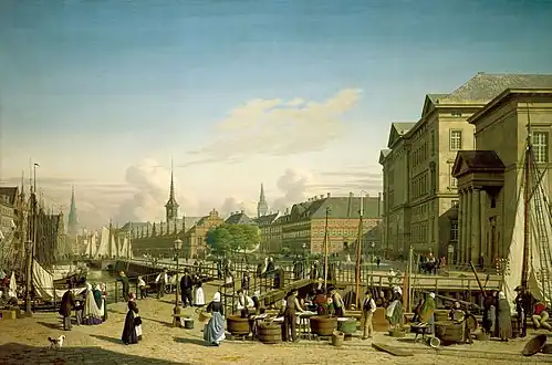Christianborg from Højbro Plads