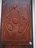 Decorated doors of the High Commission