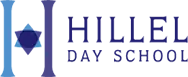 A stylized letter 'H' made of two vertical bars with the Star of David in between.