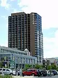 Hilton hotel with all river views.