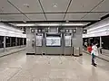 Tuen Ma line platform signage in June 2021