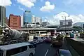 Traffic congestion at Hong Chong Road