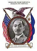 Alejandrino as a delegate to the Philippine Constitutional Convention, published by Benipayo Press (c. 1935)