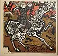 Horse and Rider, Intaglio Print, 1963