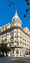 The front of the hotel