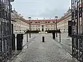 Corps de logis of the palace, with gateway