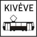 H-091 Except for trams (tramway)
