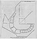 An early diagram of the grounds