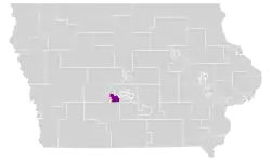 Map of the district