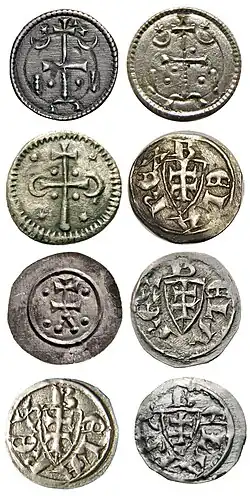 Béla IV of Hungary, king, royal, seal, gold, golden bull, Hungary, double cross, Hungarian coat of arm