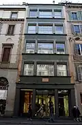 The home of the anti-fascist partisan Roberto Veratti now houses a boutique.