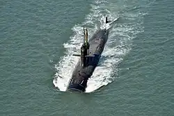 Vela during sea trials