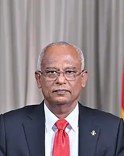 Image 35Solih in November 2023 (from History of the Maldives)