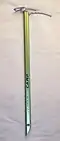 A lightweight CAMP Corsa ice axe purchased in 2007 Length: 70&nbsp;cm (27+1⁄2&nbsp;in) Weight: 280&nbsp;g (9+3⁄4&nbsp;oz)