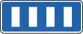 Parking places, perpendicular to road[7]