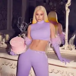Color photograph of Iggy Azalea