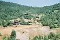 Traditional Turkish houses near Ilısu village at Küre mountains, Pınarbaşı