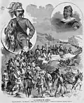 Oreste Baratieri on the advance on Mek'ele (Il Secolo Illustrato)