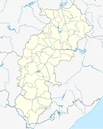 Bilaspur is located in Chhattisgarh