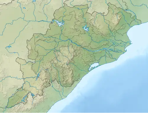 Location of Chilika Lake