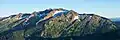 Indian Head Peak showing the north aspect with small remaining glacier