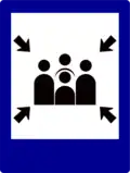 Emergency muster zone