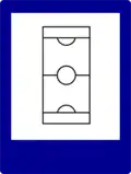 Open sports field