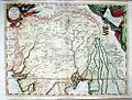 A map of the Mughal Empire by Vincenzo Coronelli (1650–1718) of Venice, who served as Royal Geographer to Louis XIV of France.