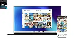 Intel Unison image gallery view