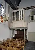 Single-keyboard organ, made in 1851 by H. Knipscheer